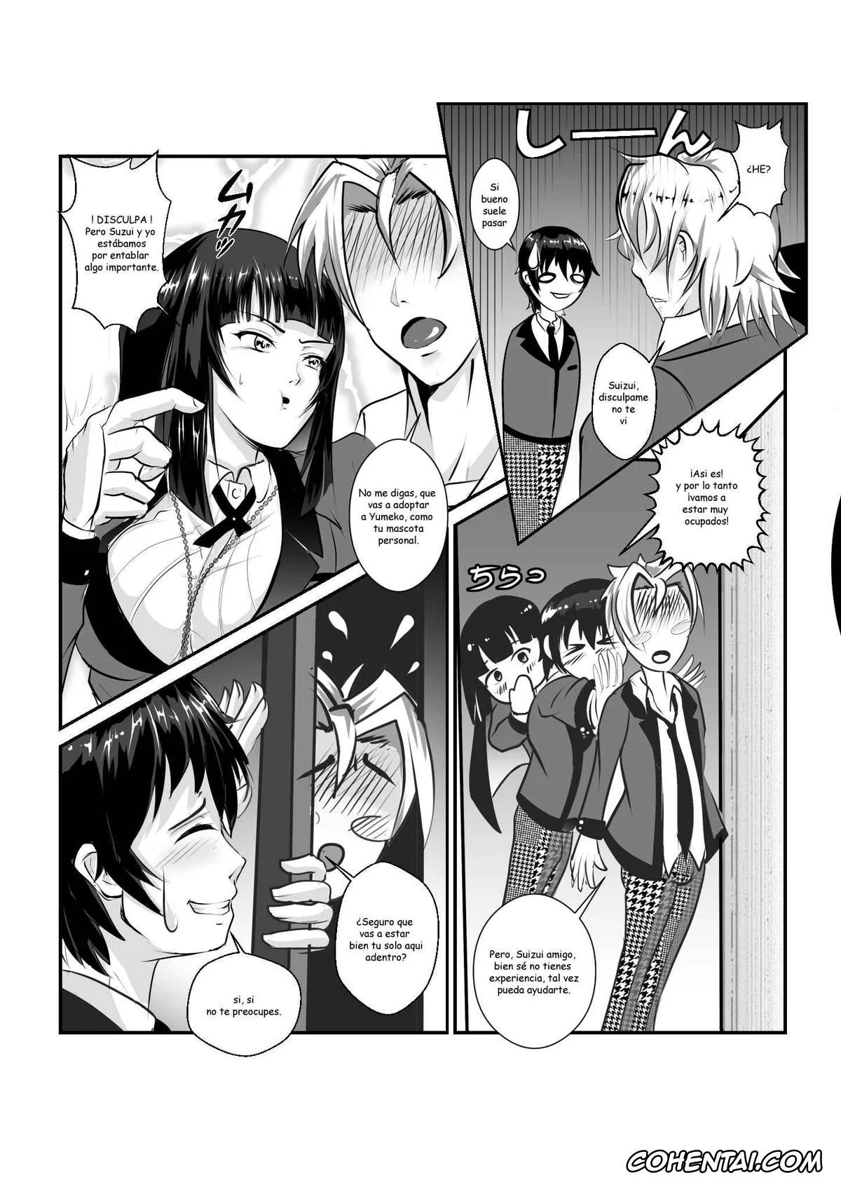 Kakegurui hentai, Yumeko Jabami hentai, Becoming a Pet Cap 1 – My Kitty Yumeko (Kakegurui), pagina 6