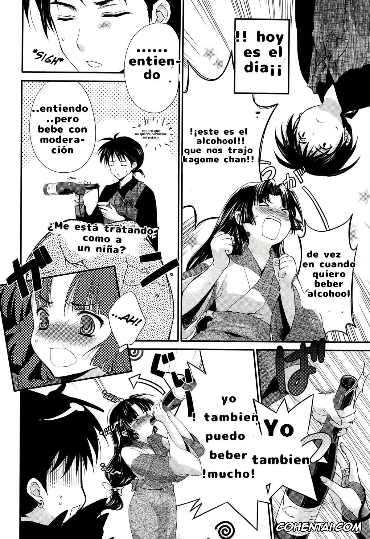Inuyasha porno, Miroku porno, Sango porno, Iromatsuyoibana (Inuyasha), pagina 5