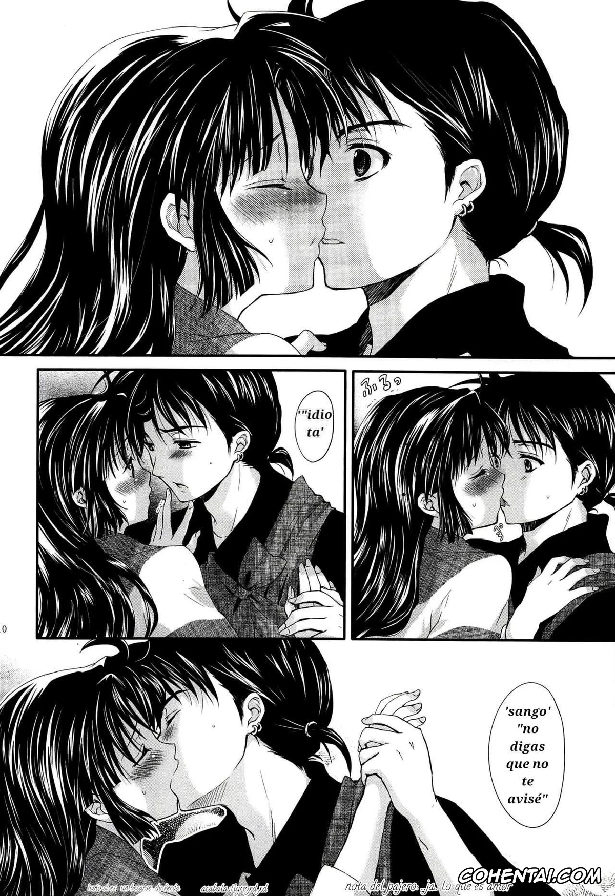 Inuyasha hentai, Miroku hentai, Sango hentai, Iromatsuyoibana (Inuyasha), pagina 9