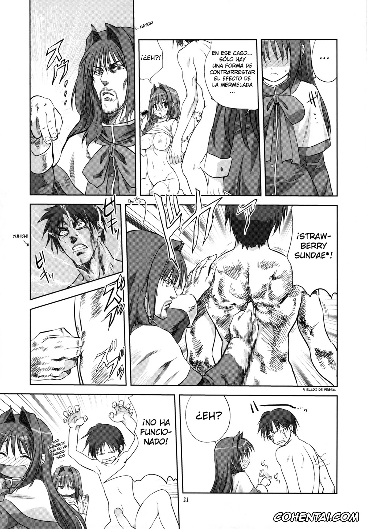 Kanon xxx, Akiko Minase xxx, Nayuki Minase xxx, Yuuichi Aizawa xxx, Akiko-san to Issho 5 (Kanon), pagina 22