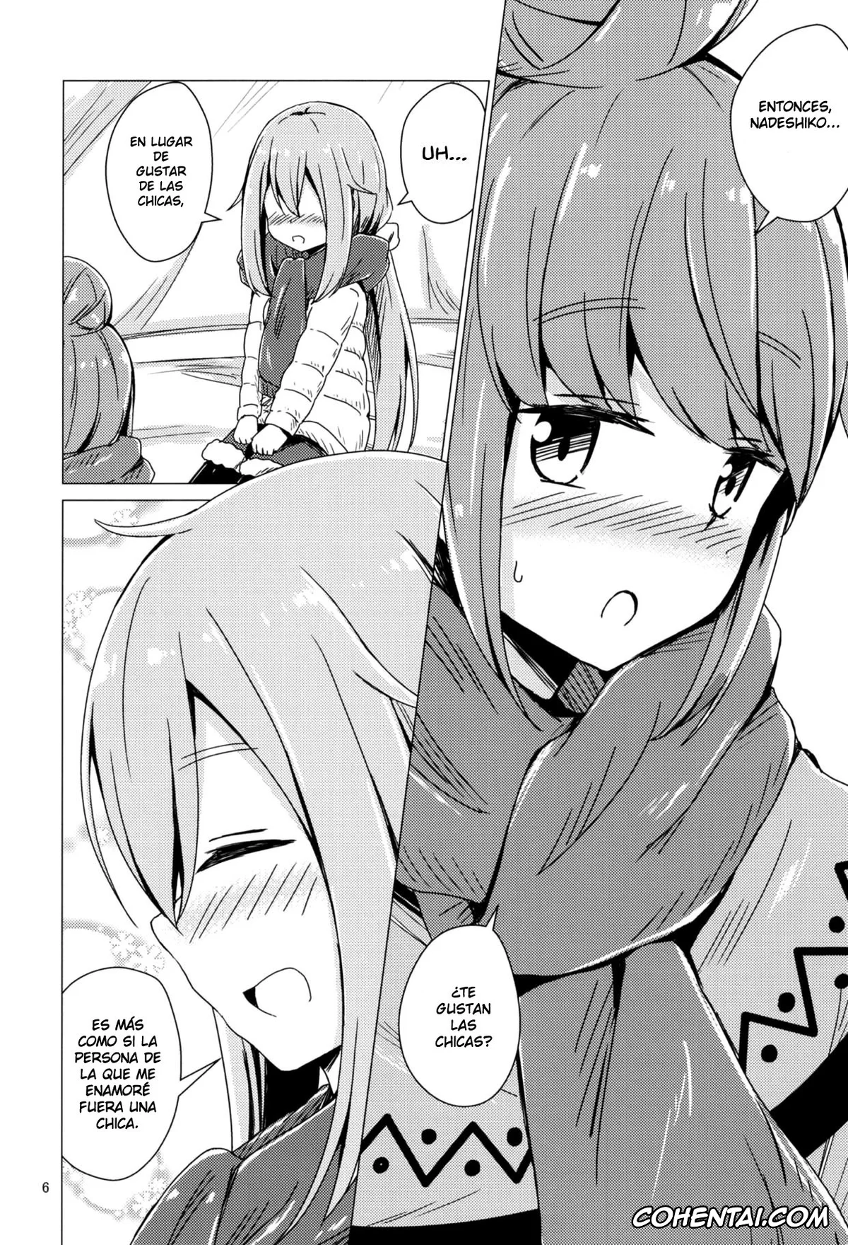 Yuru Camp | Laid-Back Camp porno, Nadeshiko Kagamihara porno, Rin Shima porno, Sex Shinai to Derenai Tent ni Tojikomerareta NadeRin (Yuru Camp), pagina 5