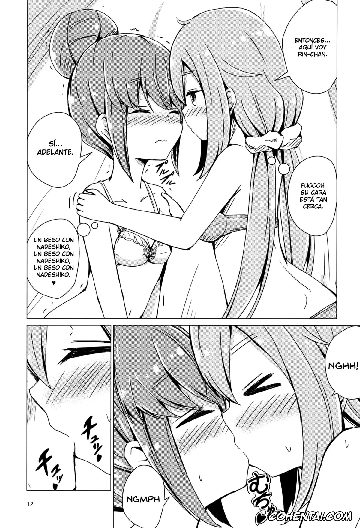 Yuru Camp | Laid-Back Camp porno, Nadeshiko Kagamihara porno, Rin Shima porno, Sex Shinai to Derenai Tent ni Tojikomerareta NadeRin (Yuru Camp), pagina 11