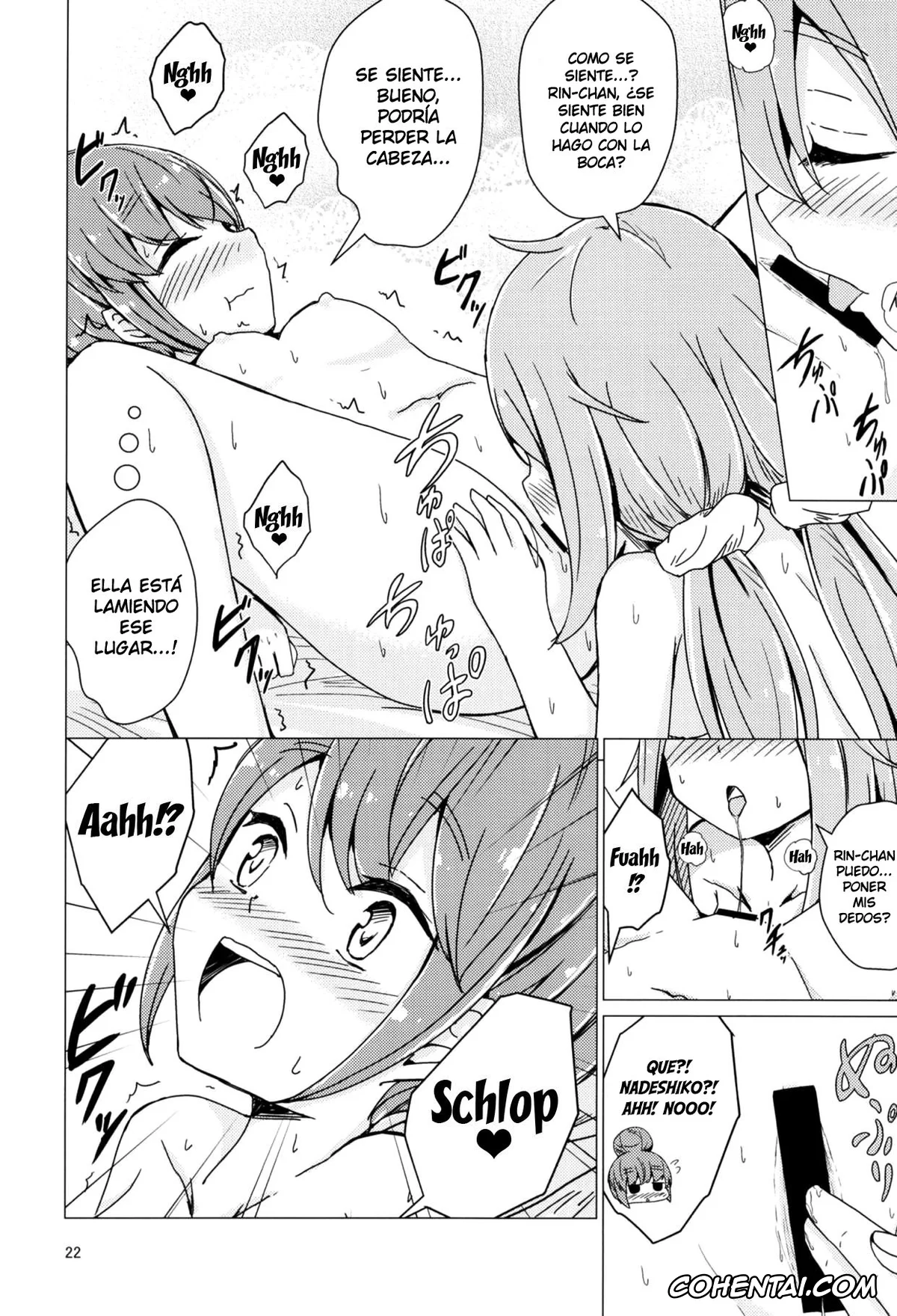 Yuru Camp | Laid-Back Camp hentai, Nadeshiko Kagamihara hentai, Rin Shima hentai, Sex Shinai to Derenai Tent ni Tojikomerareta NadeRin (Yuru Camp), pagina 21