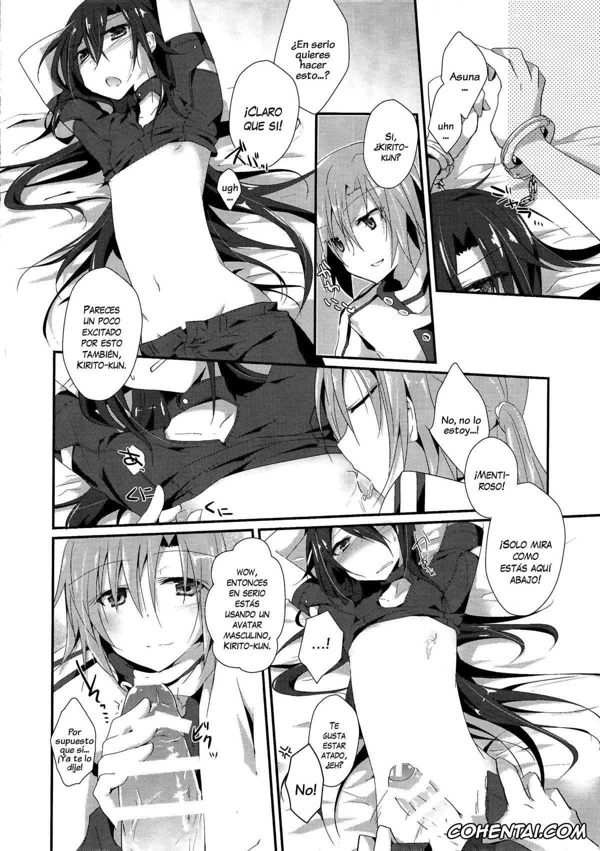 Sword Art Online hentai, Asuna Yuuki hentai, Kazuto Kirigaya | Kirito hentai, Honey Punishment (Sword Art Online), pagina 9