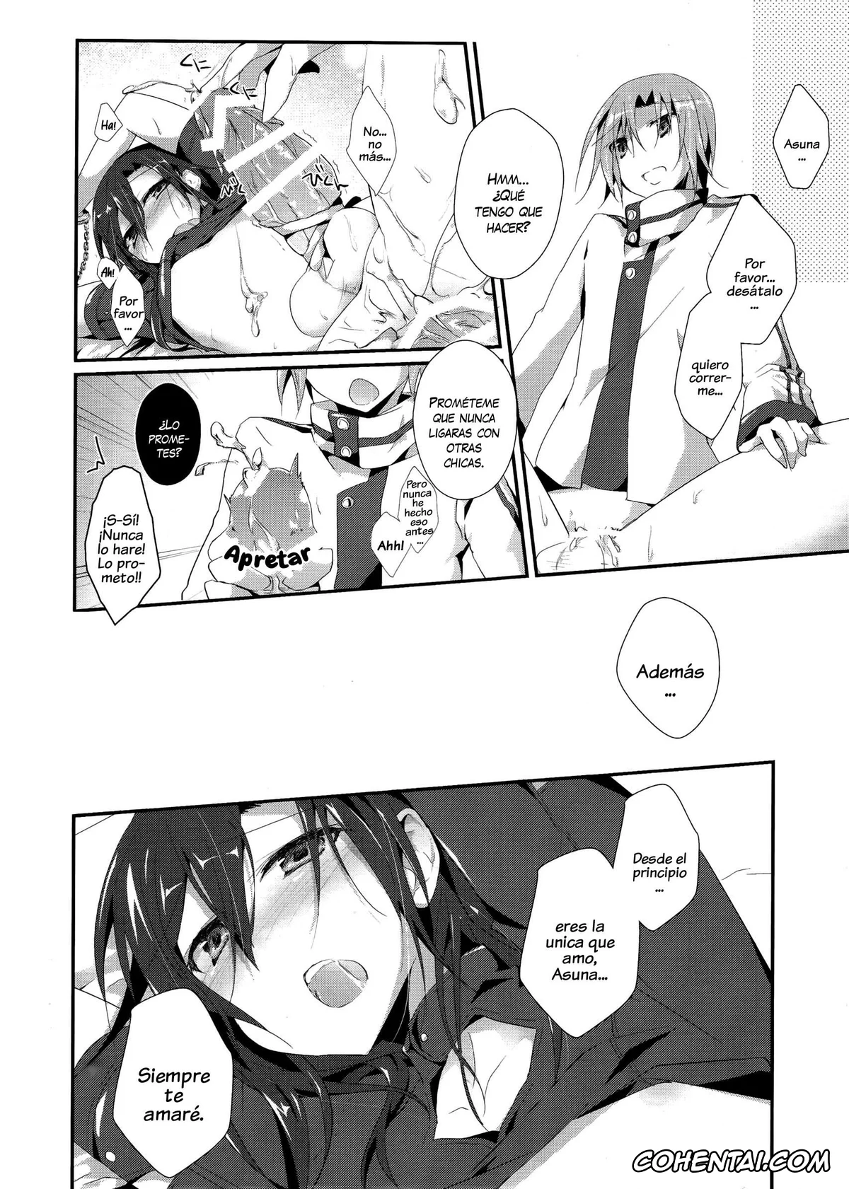 Sword Art Online hentai, Asuna Yuuki hentai, Kazuto Kirigaya | Kirito hentai, Honey Punishment (Sword Art Online), pagina 15