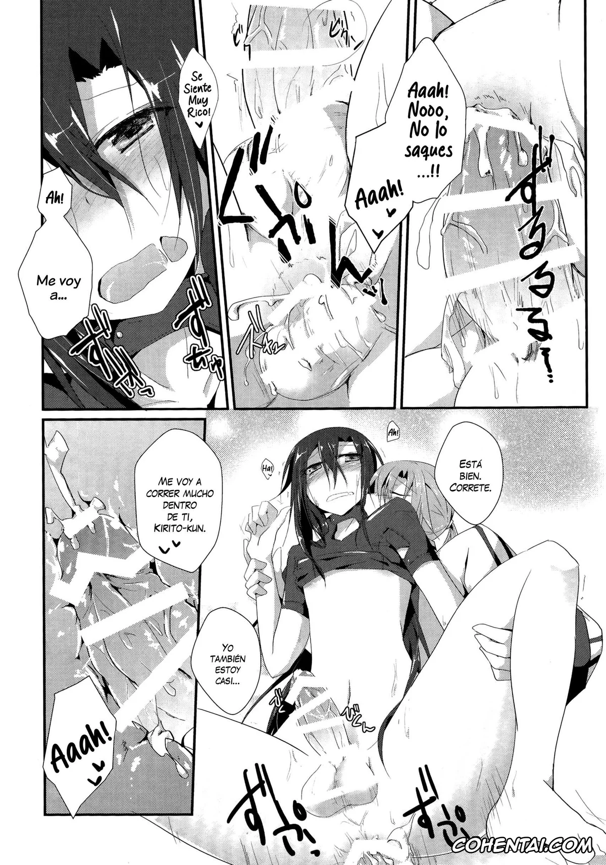 Sword Art Online porno, Asuna Yuuki porno, Kazuto Kirigaya | Kirito porno, Honey Punishment (Sword Art Online), pagina 17