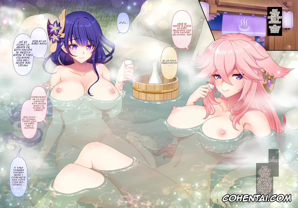 Genshin Impact hentai, Aether hentai, Raiden Shogun hentai, Yae Miko hentai, Ouka Ranman no Utage (Genshin Impact), pagina 3