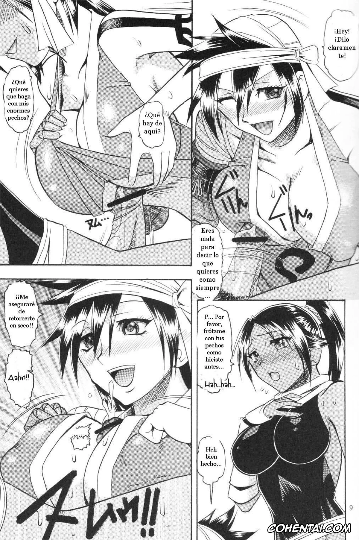 Bleach porno, Kukaku Shiba porno, Yoruichi Shihoin porno, Semedain G Works Vol. 24 – Shuukan Shounen Jump Hon 4 (Bleach, One Piece), pagina 8