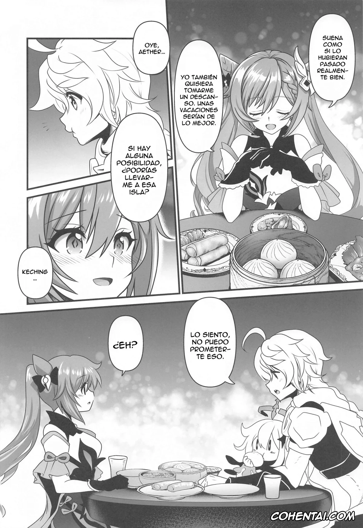 Genshin Impact xxx, Aether xxx, Keqing xxx, Tsuyameku Hareboshi (Genshin Impact), pagina 4
