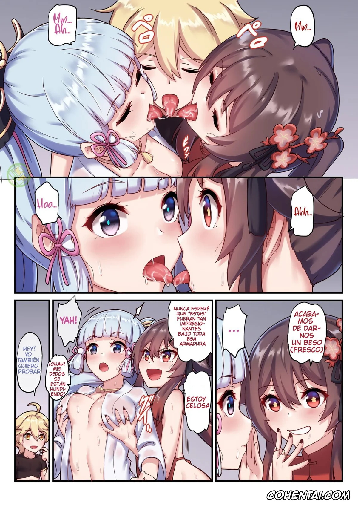 Genshin Impact hentai, Aether hentai, Ayaka Kamisato hentai, Hu Tao hentai, Hutao & Kamisato Ayaka (Genshin Impact), pagina 6