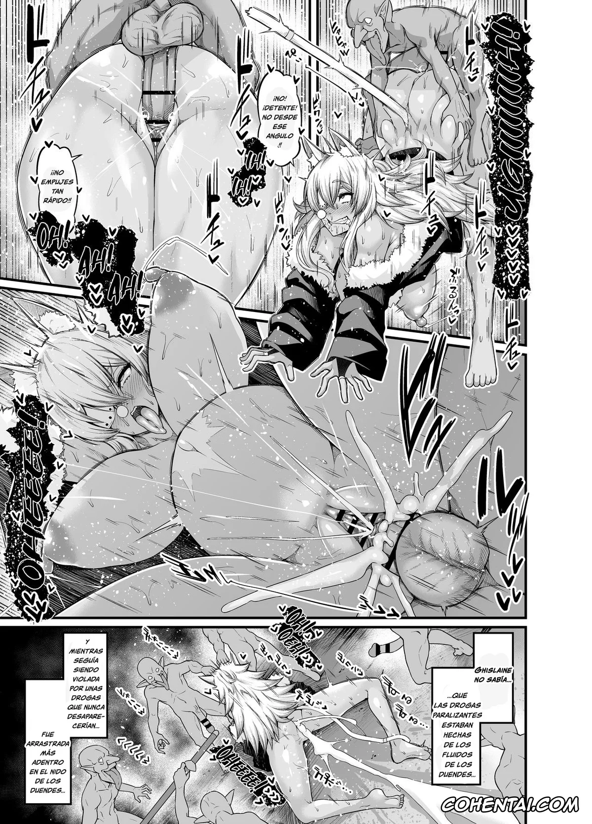 Mushoku Tensei ~Isekai Ittara Honki Dasu~ xxx, Ghislaine Dedoldia xxx, Ghislaine, Goblin Taiji e Iku (Mushoku Tensei ~Isekai Ittara Honki Dasu~), pagina 4