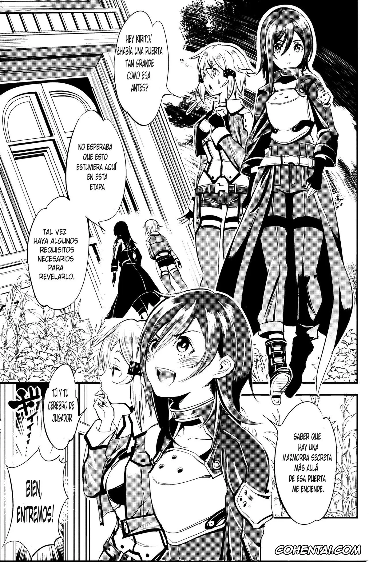 Sword Art Online porno, Asuna Yuuki porno, Kazuto Kirigaya | Kirito porno, Shino Asada | Sinon porno, MONSTER HOUSE QUEST -H na Chuumon no Ooi Mise- (Sword Art Online), pagina 2
