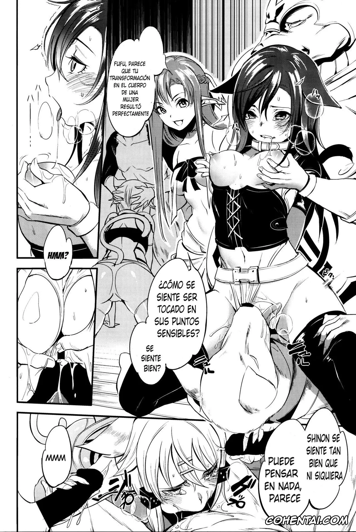 Sword Art Online xxx, Asuna Yuuki xxx, Kazuto Kirigaya | Kirito xxx, Shino Asada | Sinon xxx, MONSTER HOUSE QUEST -H na Chuumon no Ooi Mise- (Sword Art Online), pagina 7