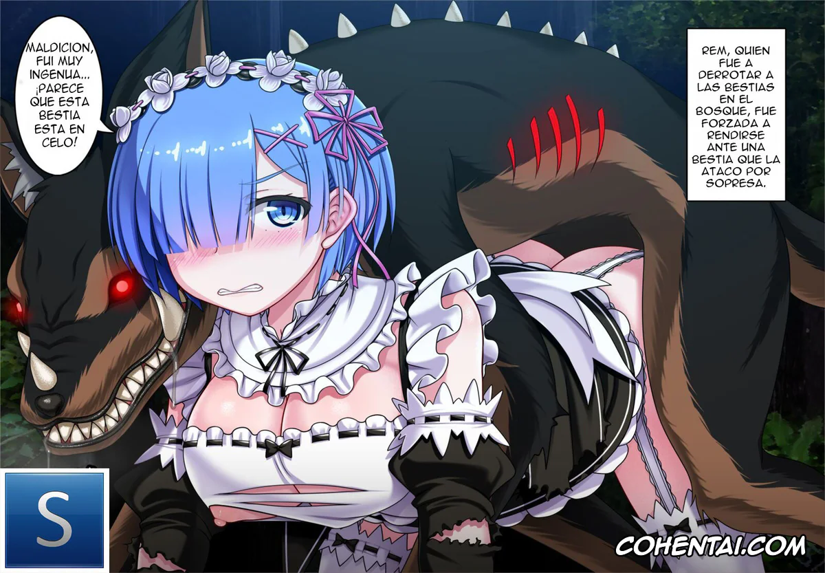 Re:Zero kara Hajimeru Isekai Seikatsu xxx, Rem xxx, Rem no Majuu Toubatsu (BADEND) (Re:Zero kara Hajimeru Isekai Seikatsu), pagina 1