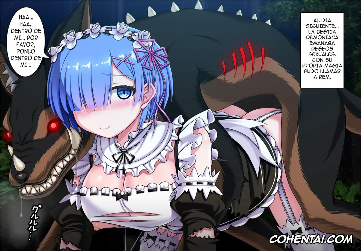 Re:Zero kara Hajimeru Isekai Seikatsu hentai, Rem hentai, Rem no Majuu Toubatsu (BADEND) (Re:Zero kara Hajimeru Isekai Seikatsu), pagina 12