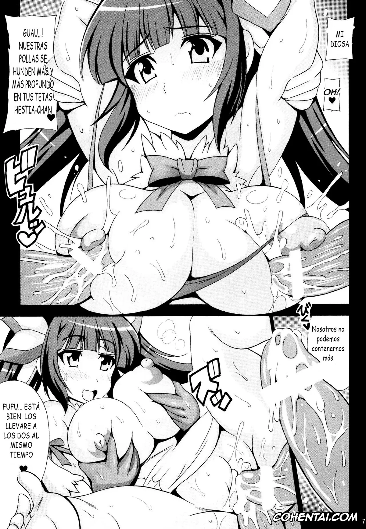 Dungeon ni Deai o Motomeru no wa Machigatteiru Darou ka hentai, Hestia hentai, Kami-sama no Himitsu no Beit (Dungeon ni Deai o Motomeru no wa Machigatteiru Darou ka), pagina 9
