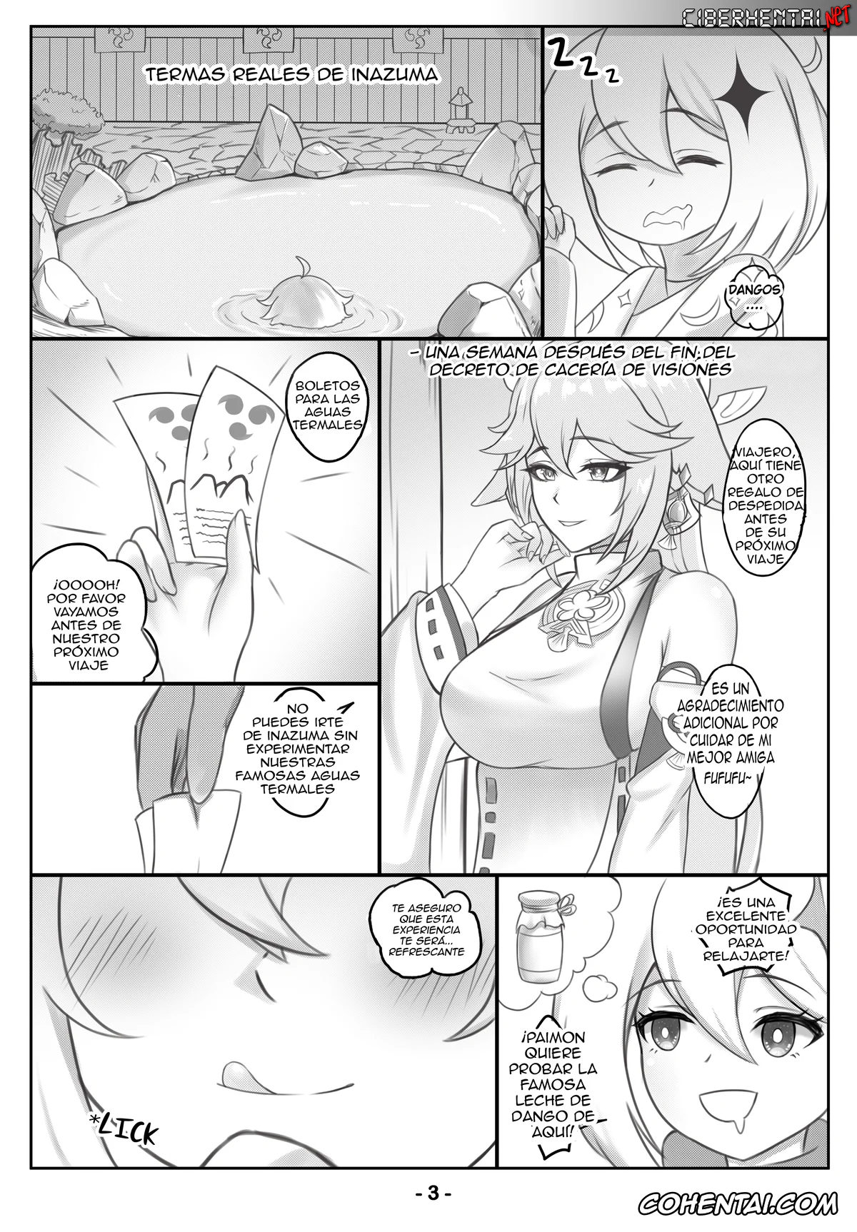 Genshin Impact hentai, Aether hentai, Yae Miko hentai, Alluring Kitsune Yae (Genshin Impact), pagina 3