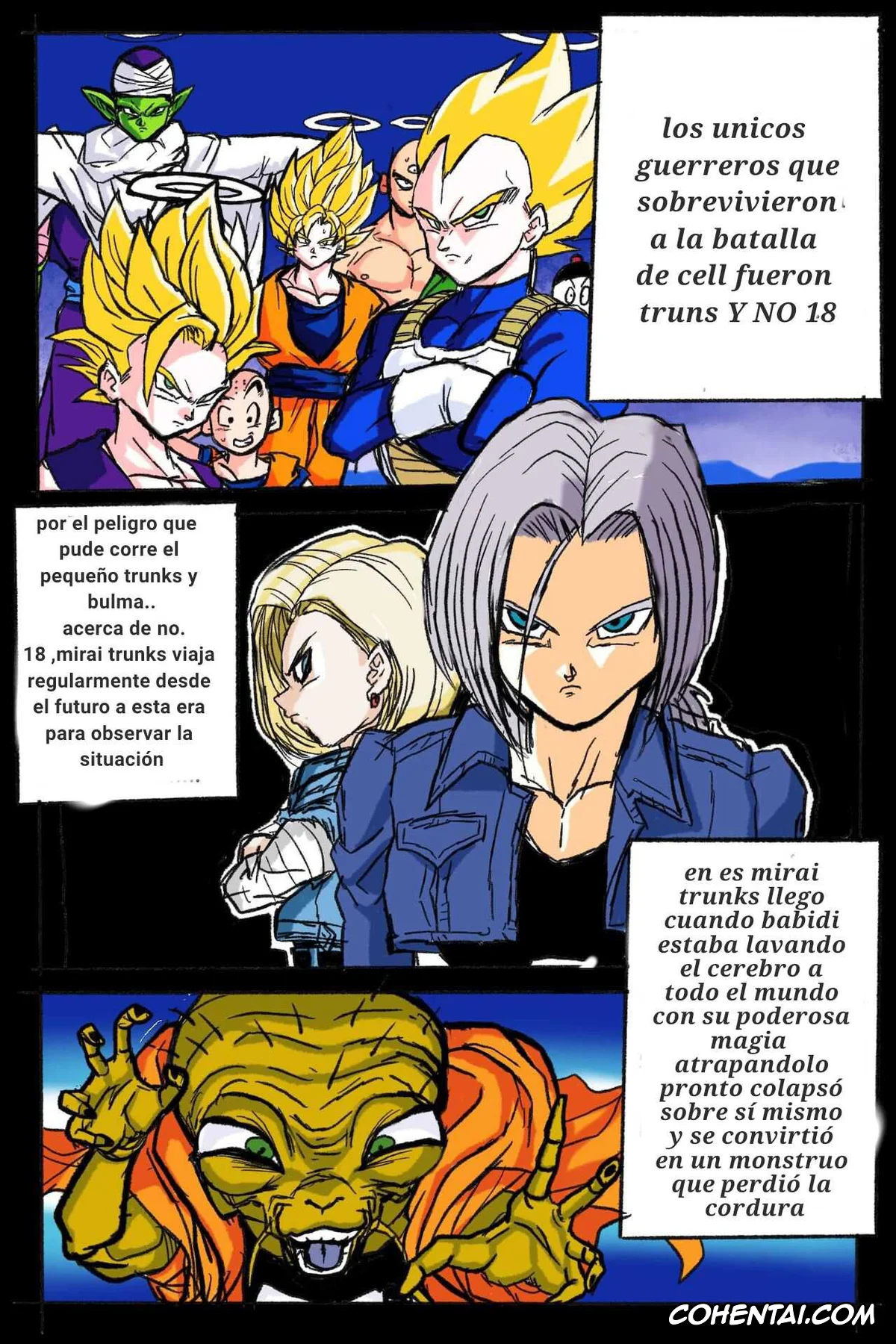 Dragon Ball Z porno, Android 18 porno, Trunks Briefs porno, Ryona Budokai 3 – Android 18 vs Trunks (Dragon Ball Z), pagina 8