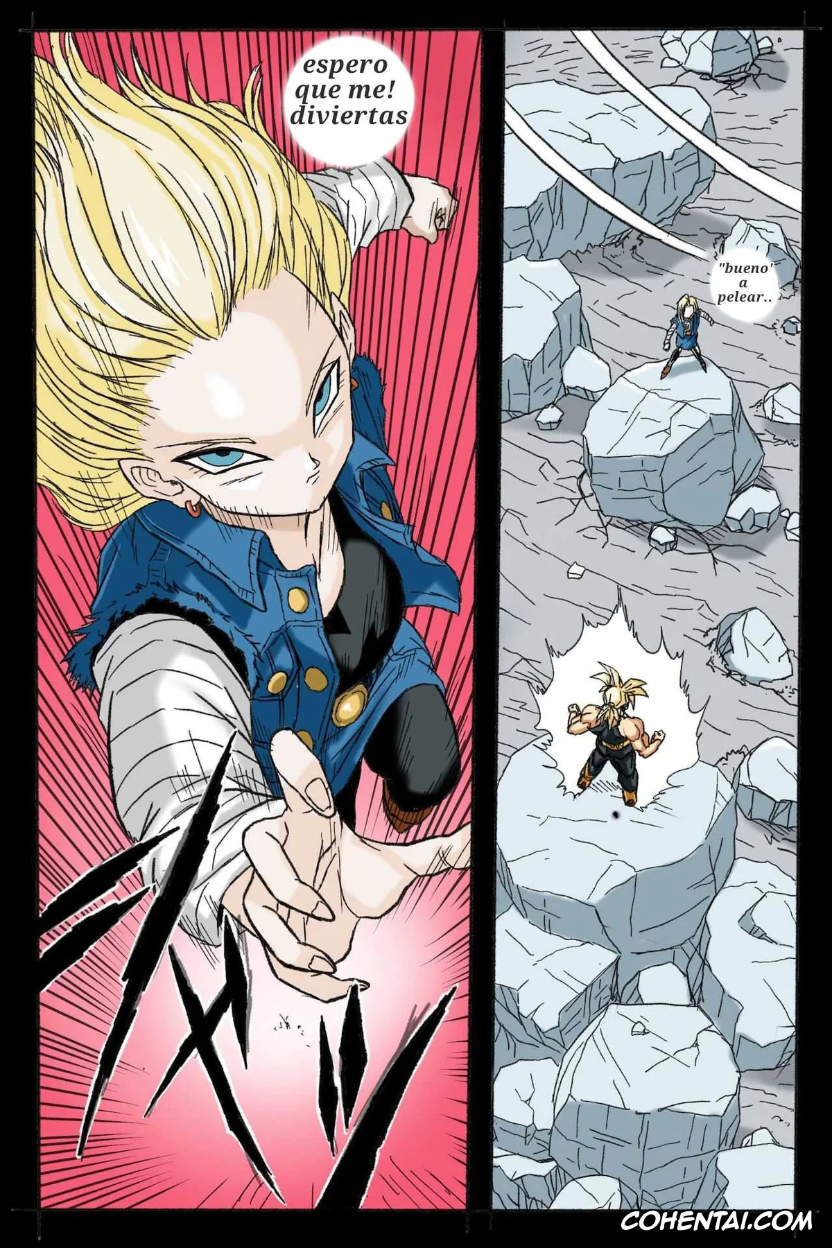 Dragon Ball Z xxx, Android 18 xxx, Trunks Briefs xxx, Ryona Budokai 3 – Android 18 vs Trunks (Dragon Ball Z), pagina 16
