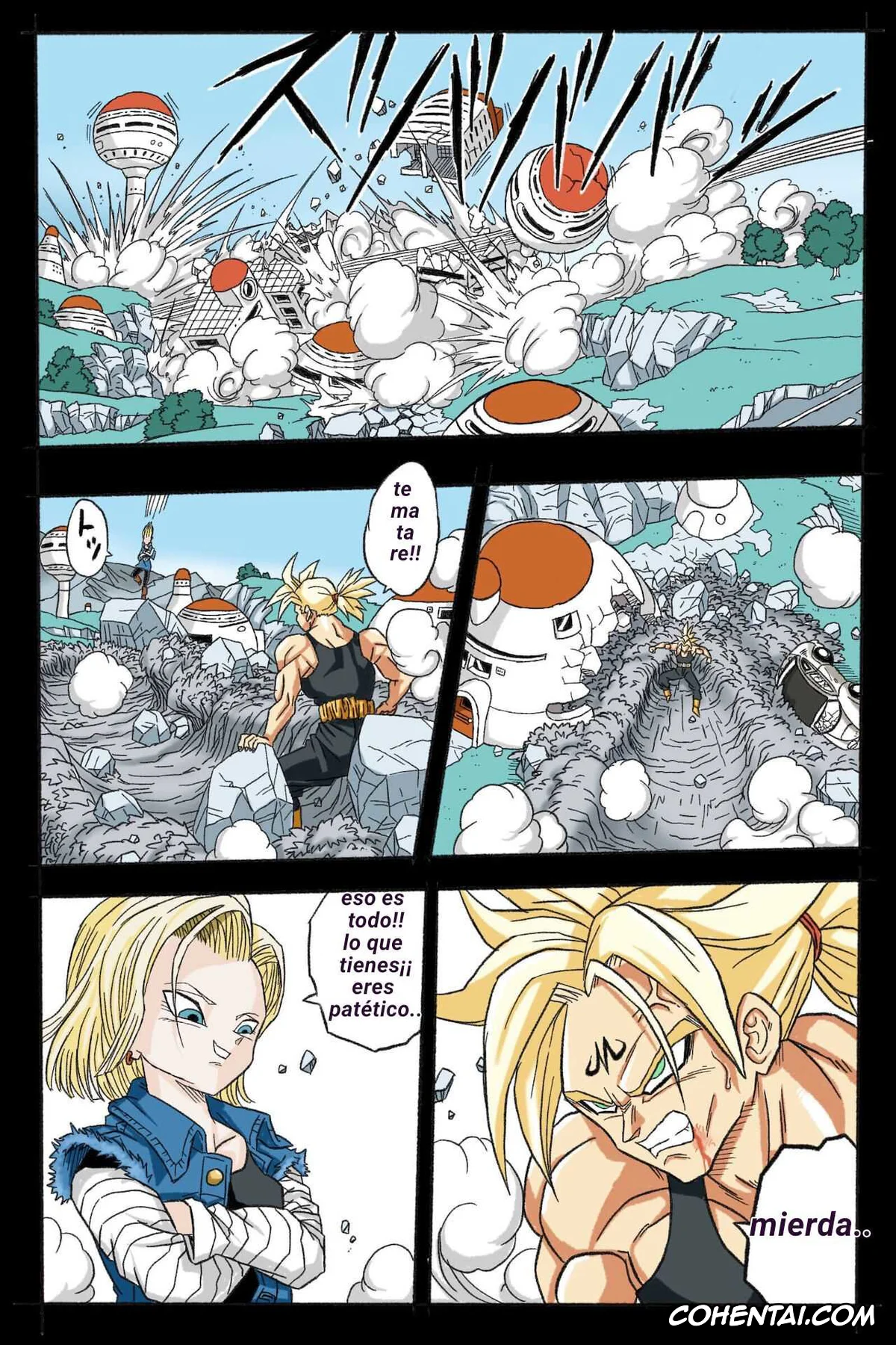 Dragon Ball Z porno, Android 18 porno, Trunks Briefs porno, Ryona Budokai 3 – Android 18 vs Trunks (Dragon Ball Z), pagina 20