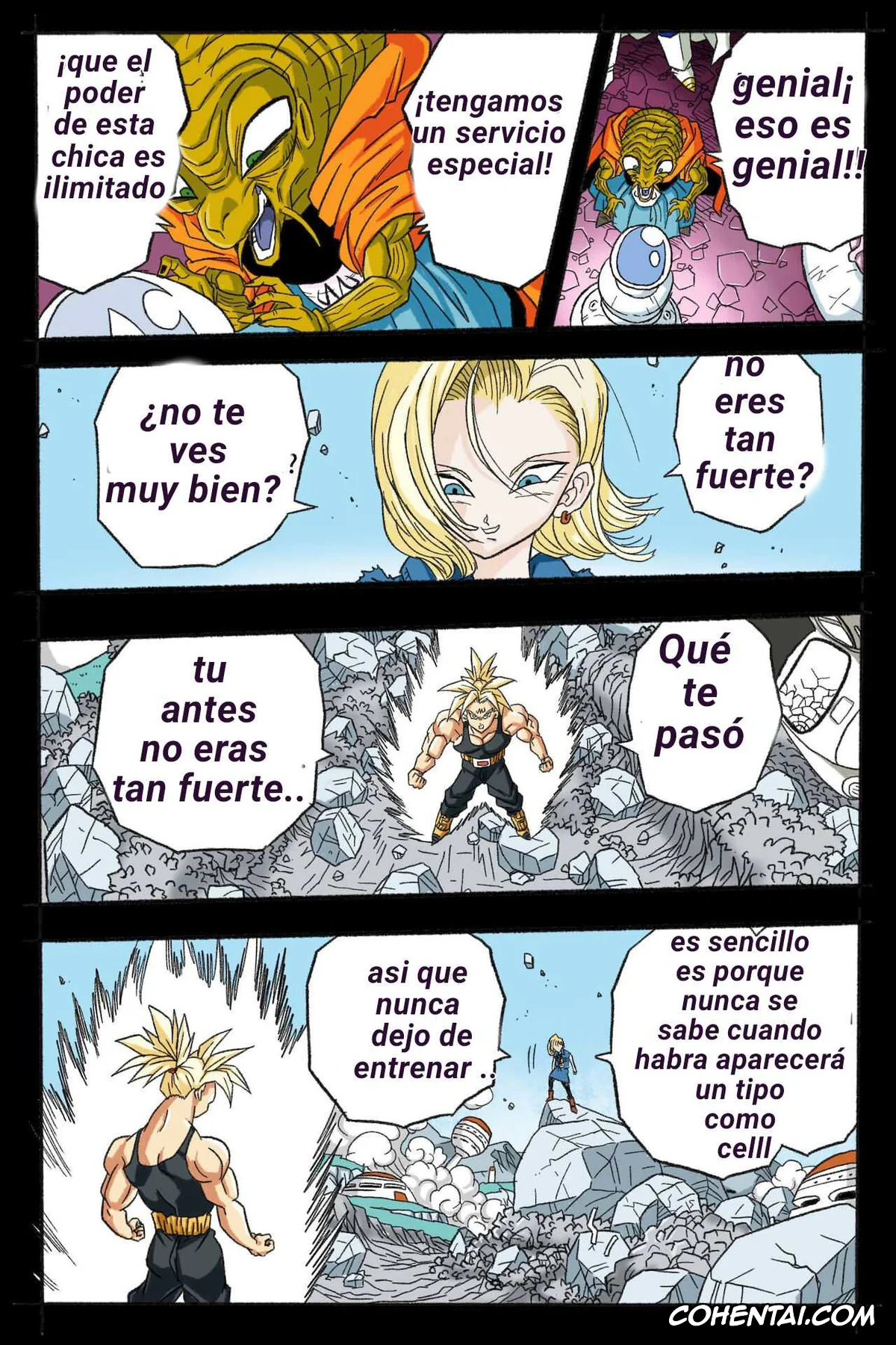 Dragon Ball Z hentai, Android 18 hentai, Trunks Briefs hentai, Ryona Budokai 3 – Android 18 vs Trunks (Dragon Ball Z), pagina 21