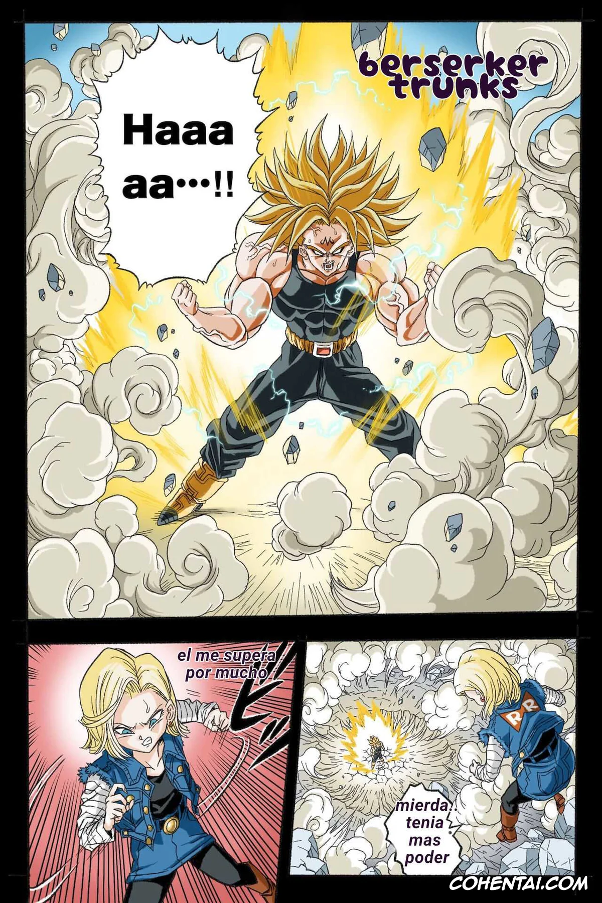 Dragon Ball Z porno, Android 18 porno, Trunks Briefs porno, Ryona Budokai 3 – Android 18 vs Trunks (Dragon Ball Z), pagina 23