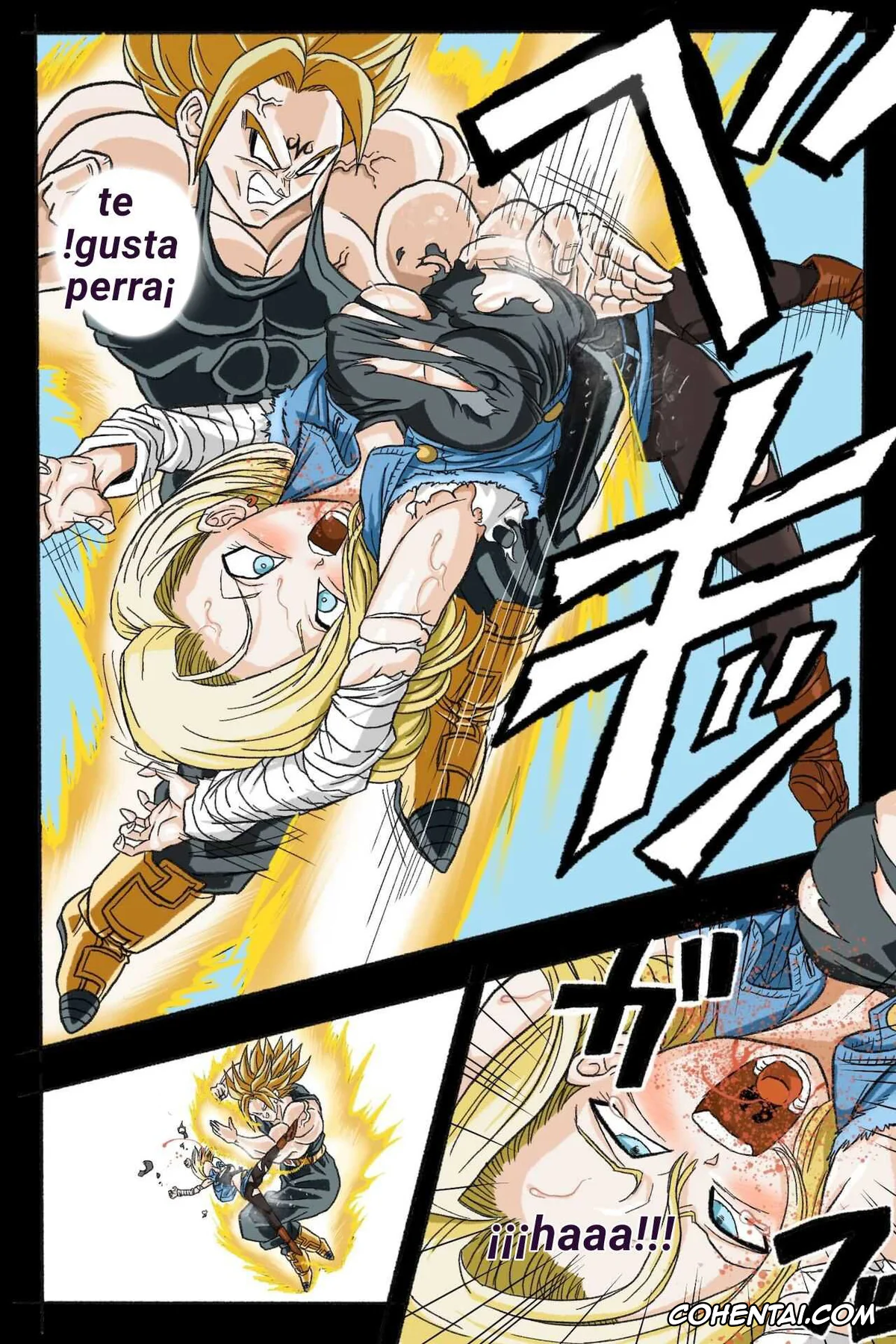 Dragon Ball Z xxx, Android 18 xxx, Trunks Briefs xxx, Ryona Budokai 3 – Android 18 vs Trunks (Dragon Ball Z), pagina 28
