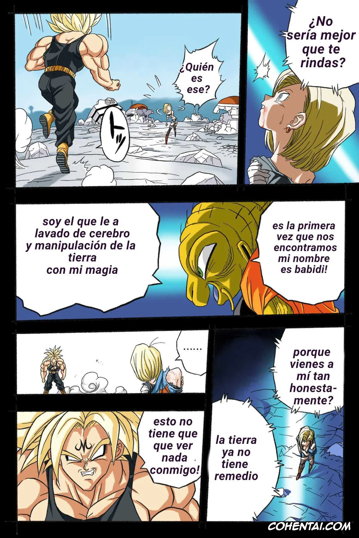 Dragon Ball Z hentai, Android 18 hentai, Trunks Briefs hentai, Ryona Budokai 3 – Android 18 vs Trunks (Dragon Ball Z), pagina 33