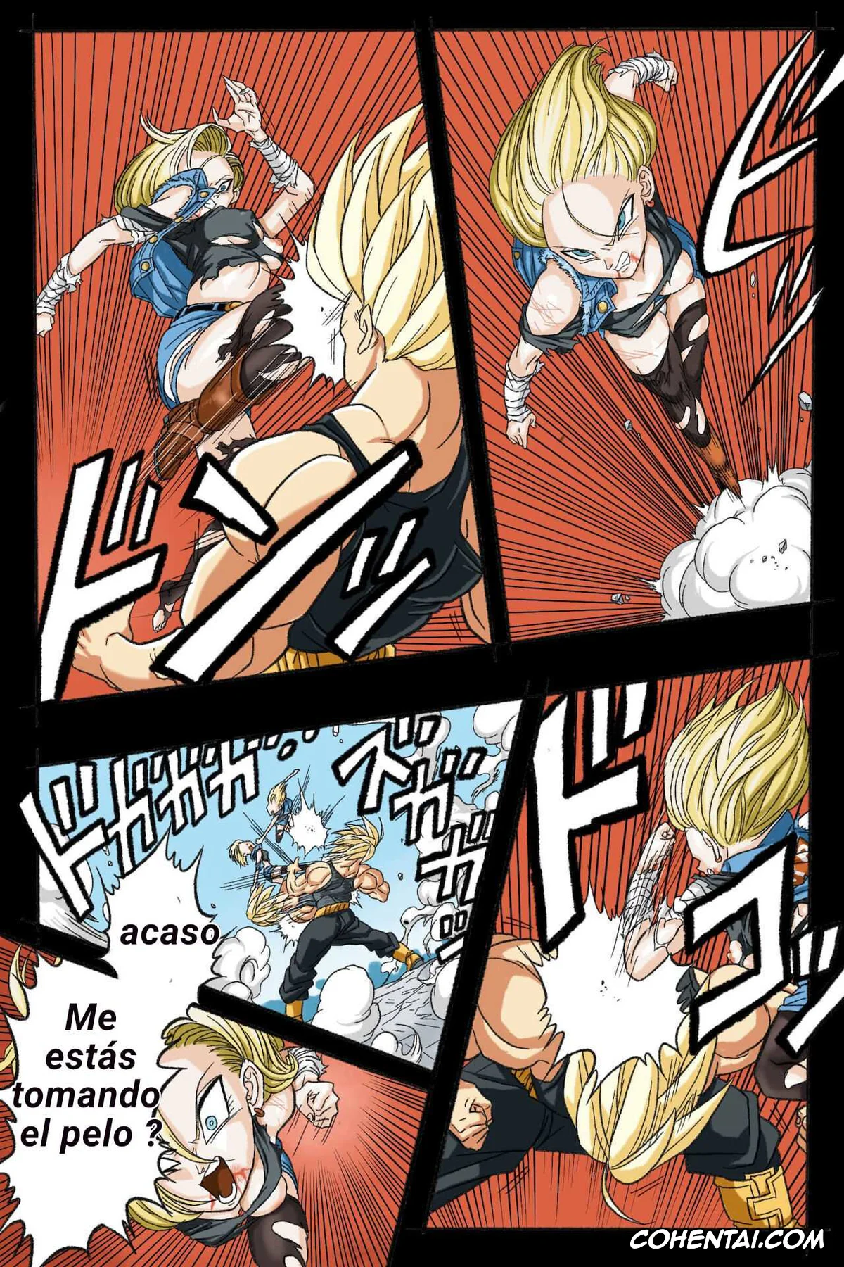 Dragon Ball Z xxx, Android 18 xxx, Trunks Briefs xxx, Ryona Budokai 3 – Android 18 vs Trunks (Dragon Ball Z), pagina 34