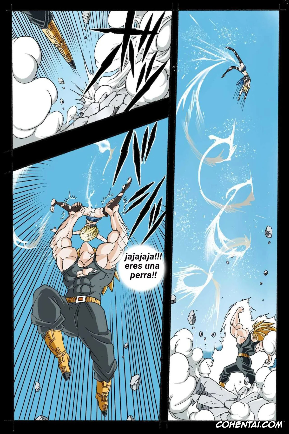 Dragon Ball Z xxx, Android 18 xxx, Trunks Briefs xxx, Ryona Budokai 3 – Android 18 vs Trunks (Dragon Ball Z), pagina 37