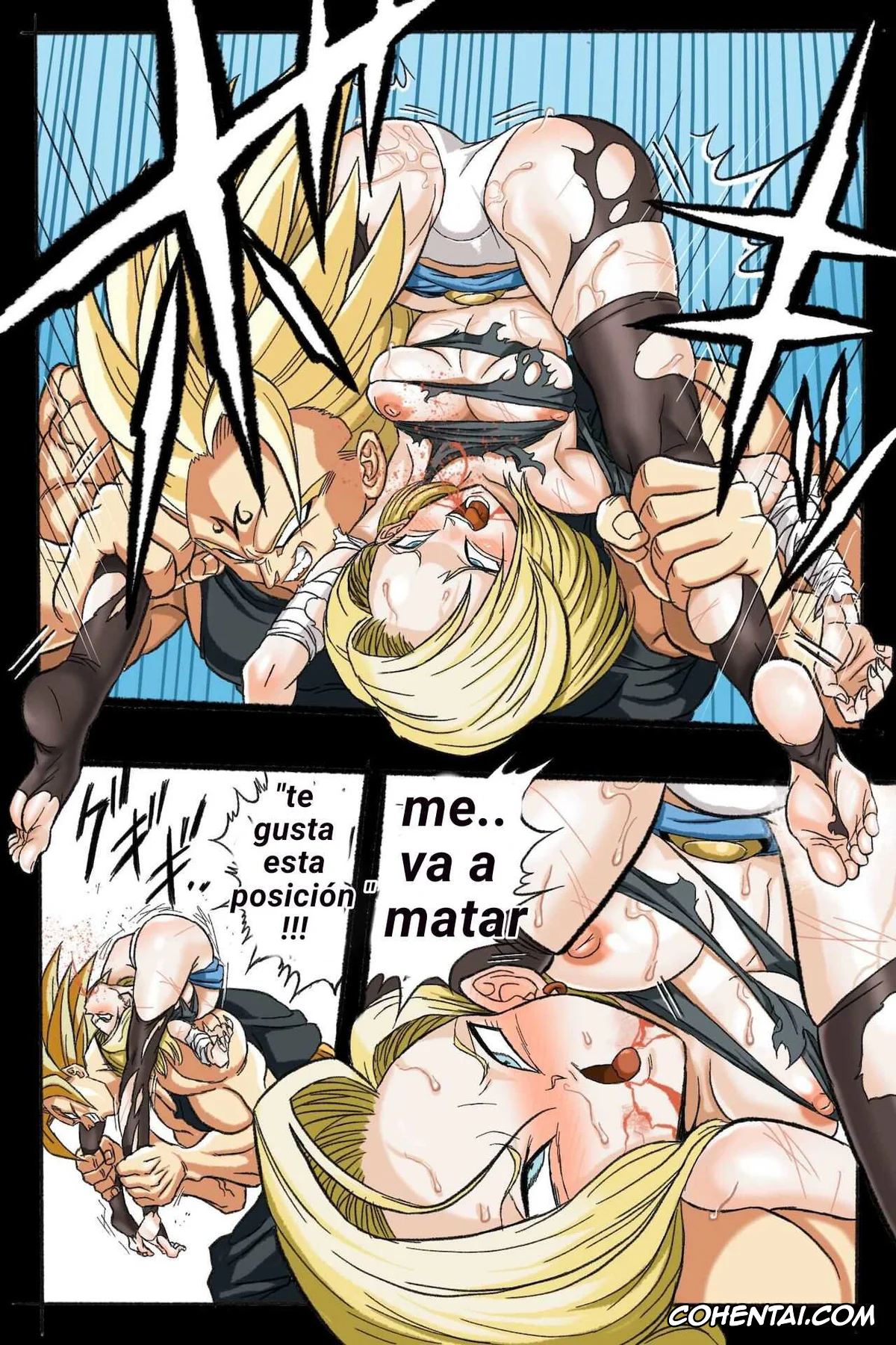 Dragon Ball Z porno, Android 18 porno, Trunks Briefs porno, Ryona Budokai 3 – Android 18 vs Trunks (Dragon Ball Z), pagina 38