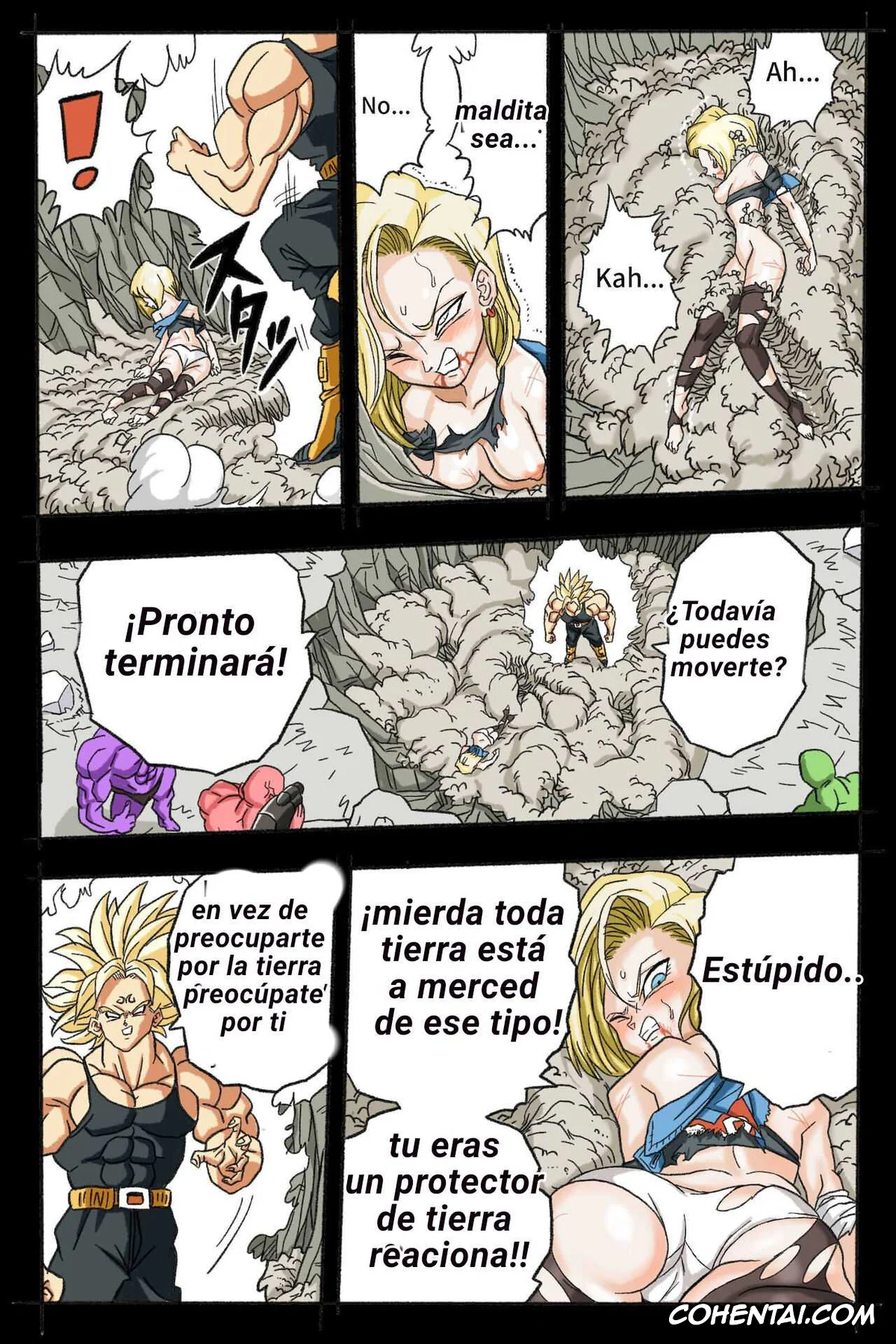 Dragon Ball Z porno, Android 18 porno, Trunks Briefs porno, Ryona Budokai 3 – Android 18 vs Trunks (Dragon Ball Z), pagina 44