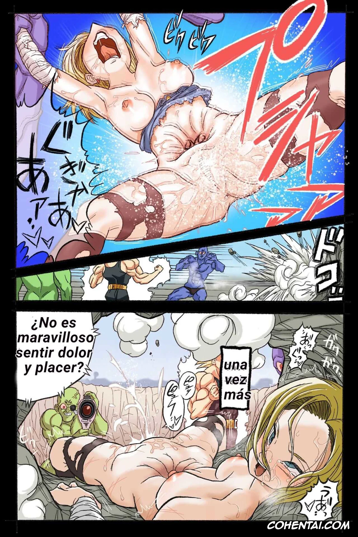 Dragon Ball Z porno, Android 18 porno, Trunks Briefs porno, Ryona Budokai 3 – Android 18 vs Trunks (Dragon Ball Z), pagina 59