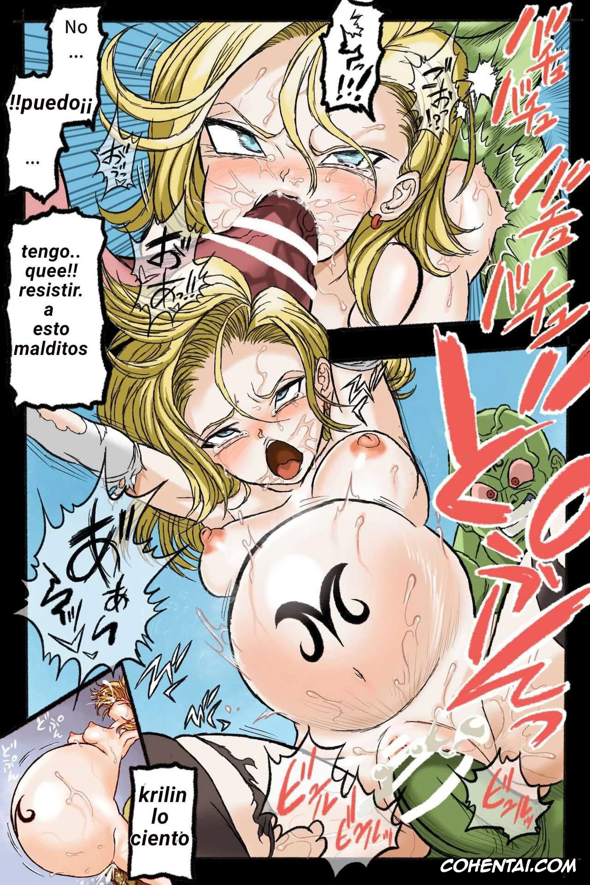 Dragon Ball Z hentai, Android 18 hentai, Trunks Briefs hentai, Ryona Budokai 3 – Android 18 vs Trunks (Dragon Ball Z), pagina 63