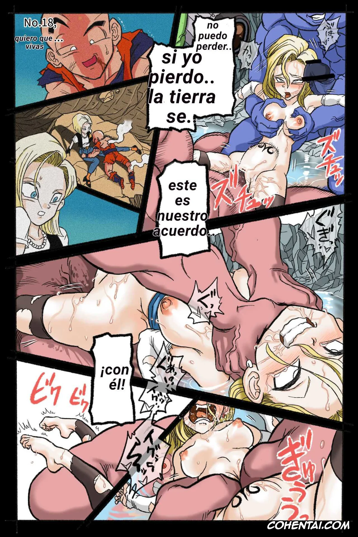 Dragon Ball Z hentai, Android 18 hentai, Trunks Briefs hentai, Ryona Budokai 3 – Android 18 vs Trunks (Dragon Ball Z), pagina 66