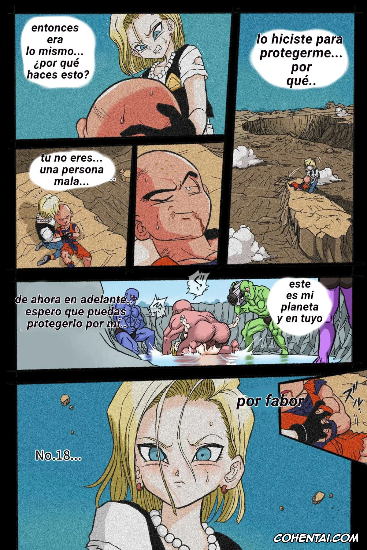 Dragon Ball Z xxx, Android 18 xxx, Trunks Briefs xxx, Ryona Budokai 3 – Android 18 vs Trunks (Dragon Ball Z), pagina 67