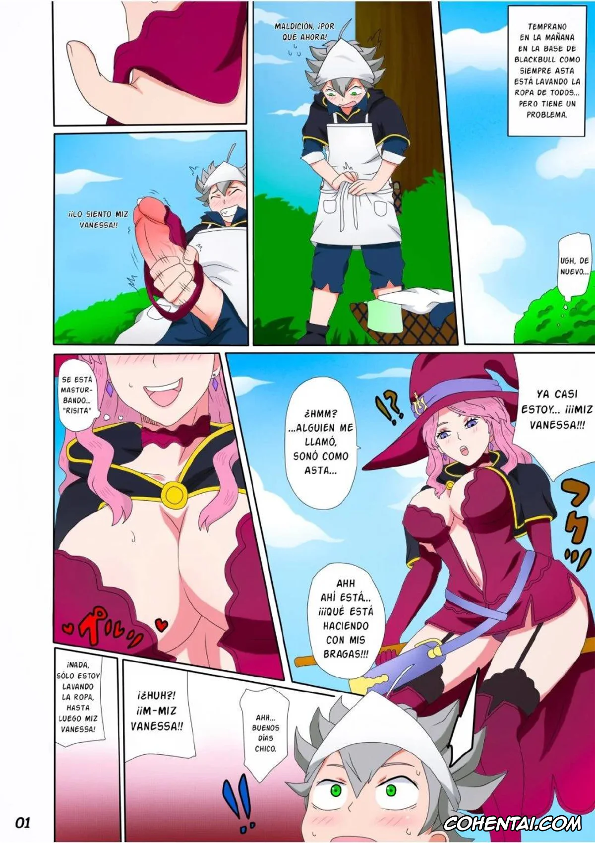 Black Clover porno, Asta porno, Vanessa Enoteca porno, Asta no sukebena hi – Asta´s lascivious day (Black Clover), pagina 2