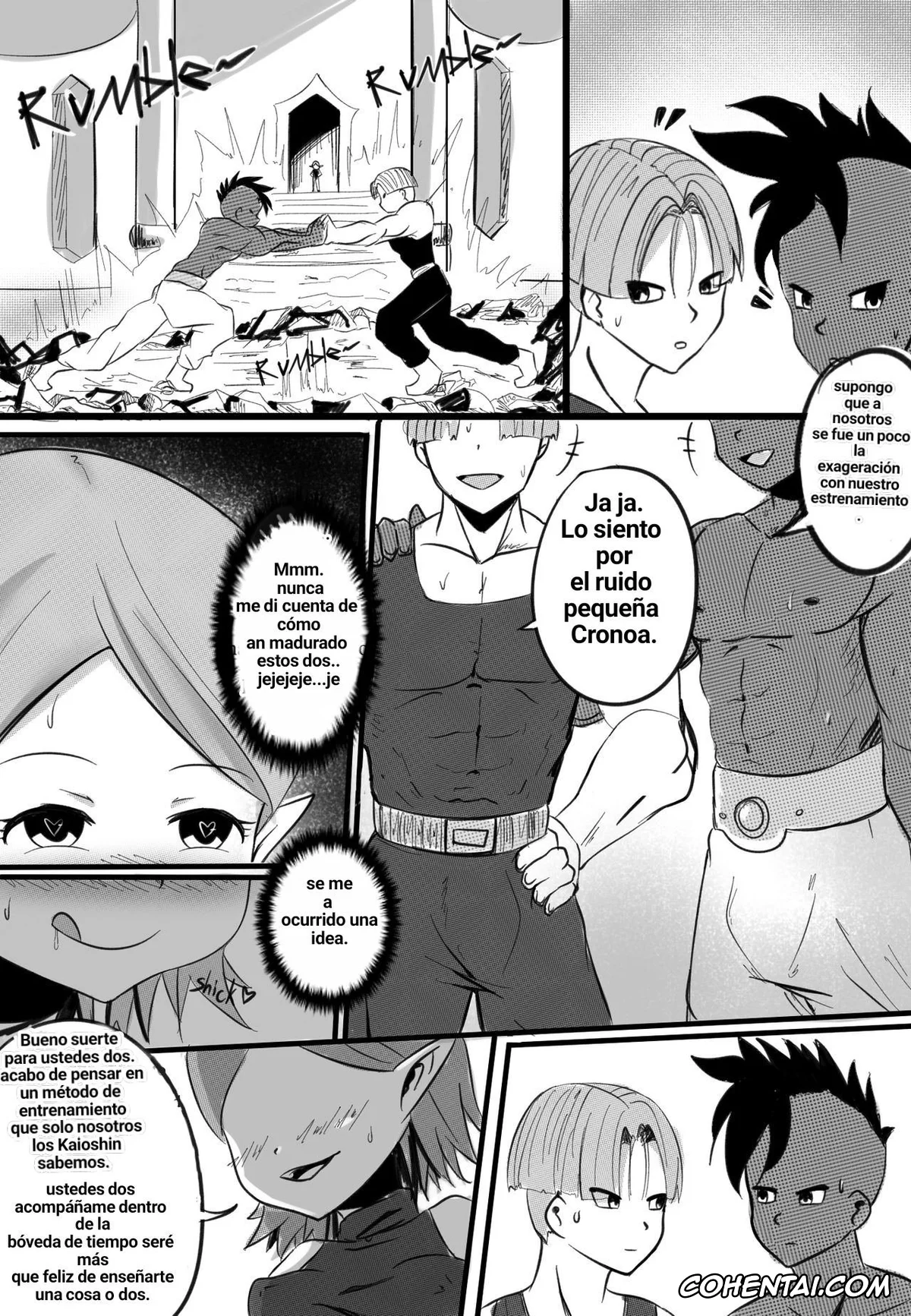 Dragon Ball Z hentai, Chronoa hentai, Kaioshin Gone Wild (Dragon Ball Z), pagina 3