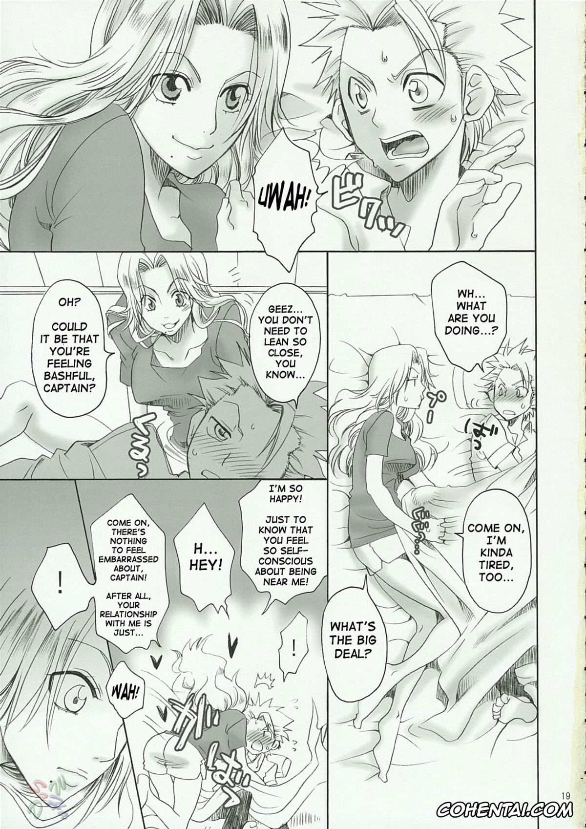 Bleach hentai, Rangiku Matsumoto hentai, Toushirou Hitsugaya hentai, Kokucho Ranbu (Bleach), pagina 18