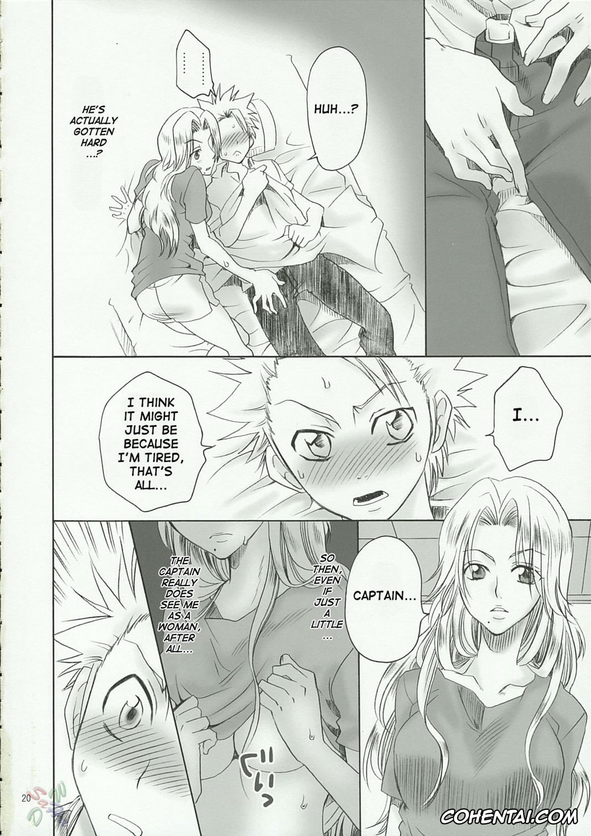Bleach xxx, Rangiku Matsumoto xxx, Toushirou Hitsugaya xxx, Kokucho Ranbu (Bleach), pagina 19