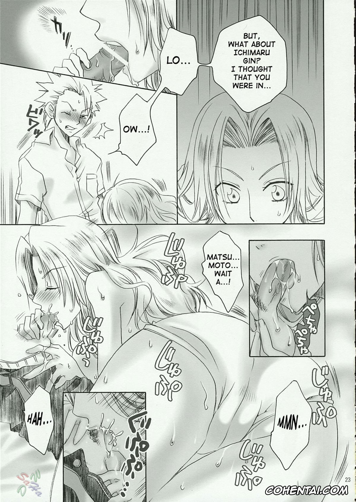 Bleach xxx, Rangiku Matsumoto xxx, Toushirou Hitsugaya xxx, Kokucho Ranbu (Bleach), pagina 22