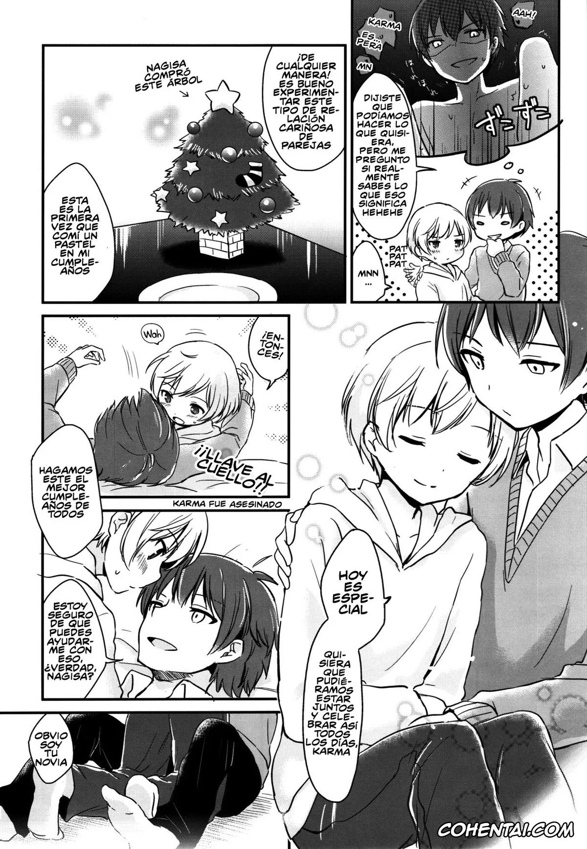 Ansatsu Kyoushitsu | Assassination Classroom xxx, Nagisa Shiota xxx, Happy Merry Christmas Birthday (Ansatsu Kyoushitsu), pagina 4