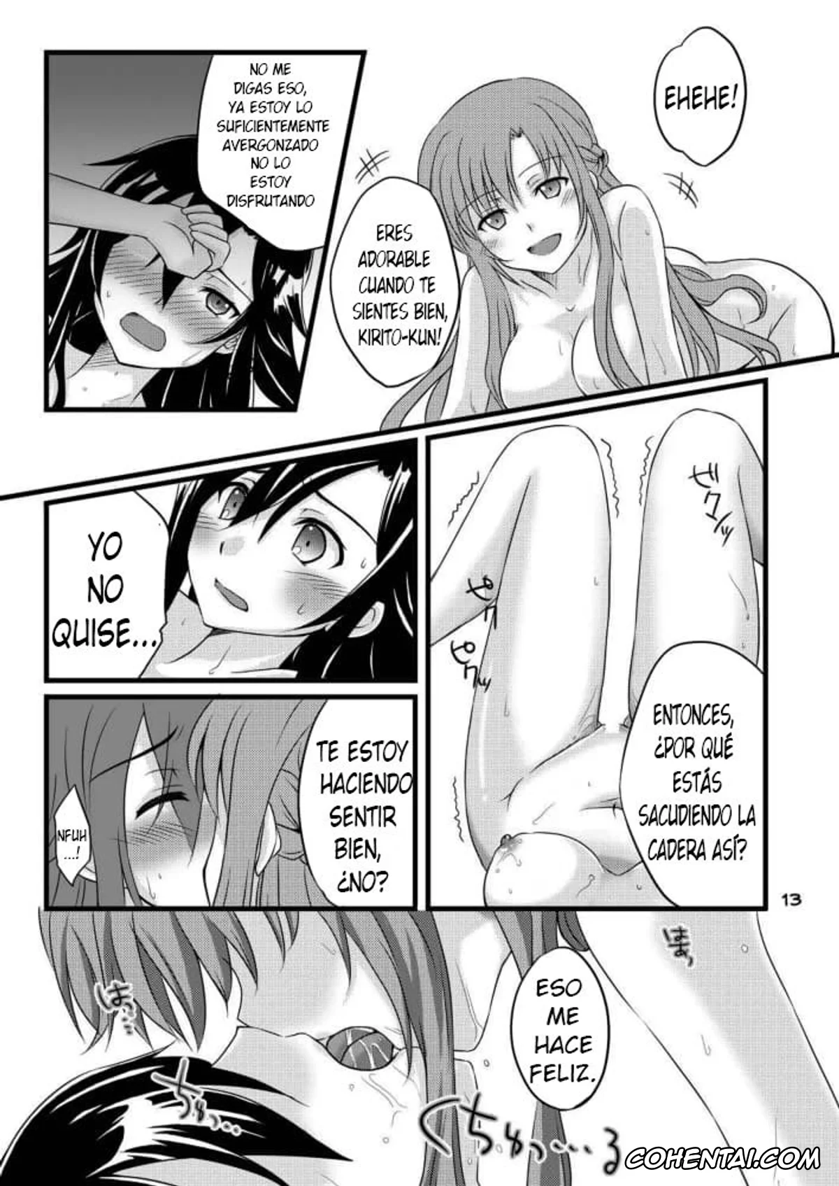 Sword Art Online xxx, Asuna Yuuki xxx, Kazuto Kirigaya | Kirito xxx, Kiriko-chan to Asobou! (Sword Art Online), pagina 10