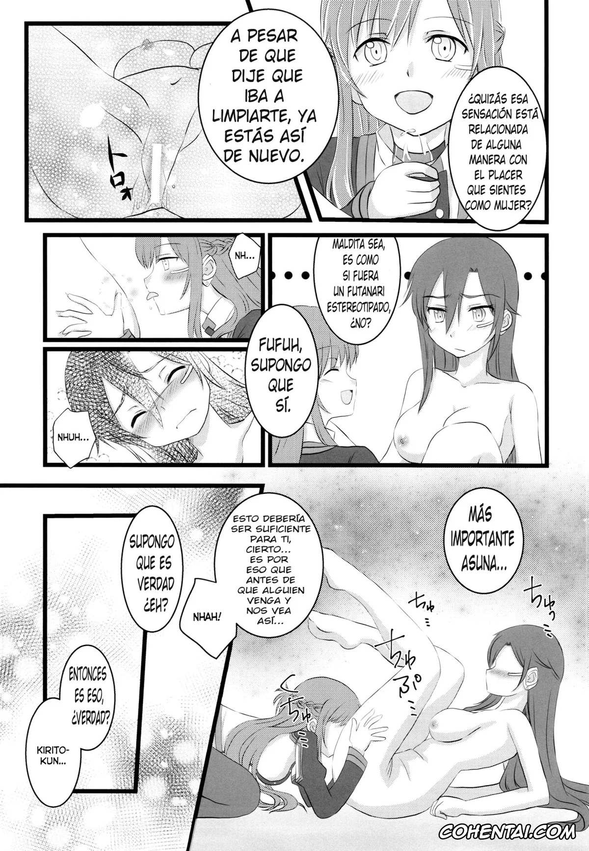 Sword Art Online xxx, Asuna Yuuki xxx, Kazuto Kirigaya | Kirito xxx, Kiriko-chan to Asobou! 4 (Sword Art Online), pagina 10