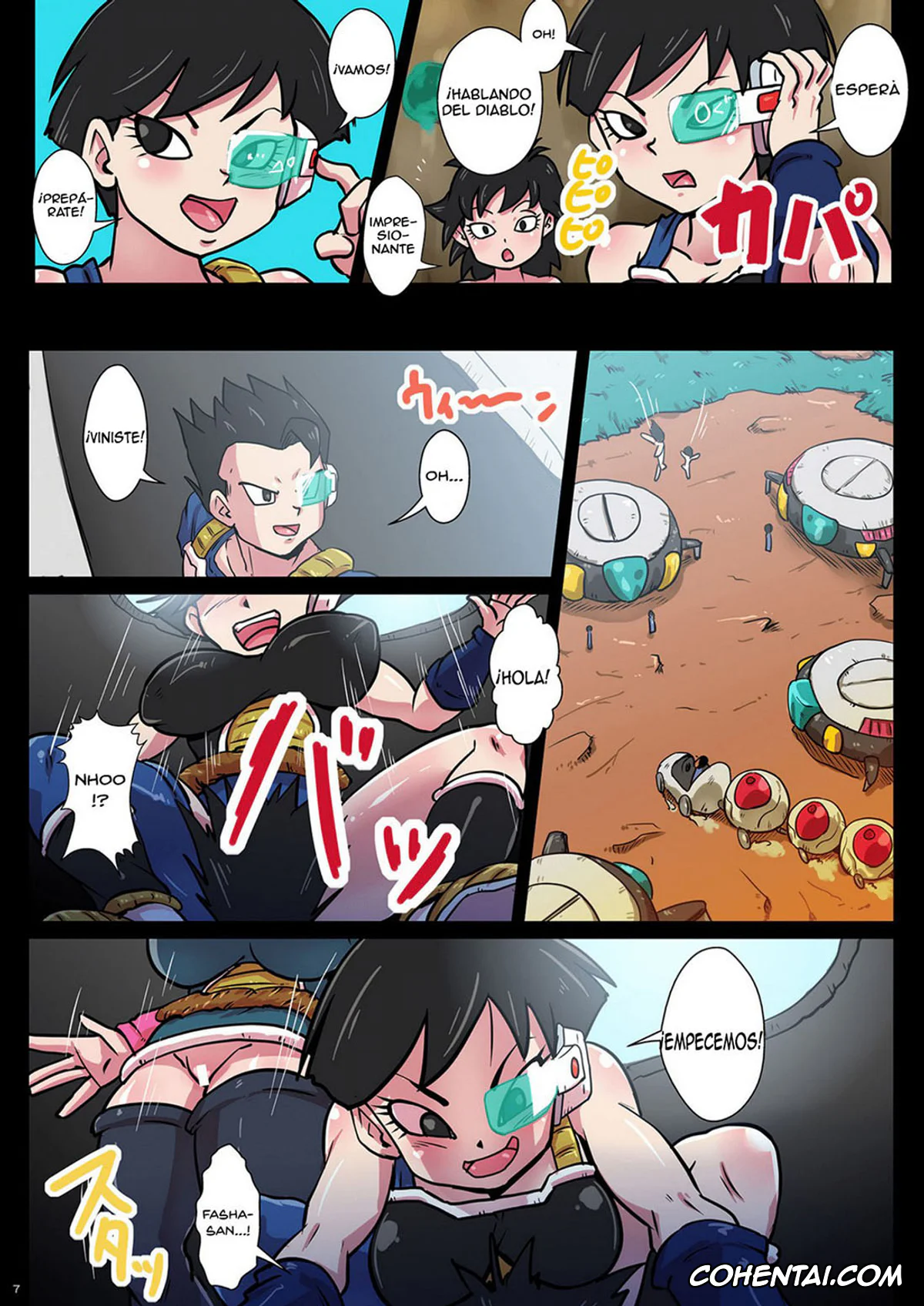 Dragon Ball Z xxx, Fasha | Celipa xxx, Gine xxx, Osoikuru Kyoui! Inran Chijo Gine & Celipa (Dragon Ball Z), pagina 7