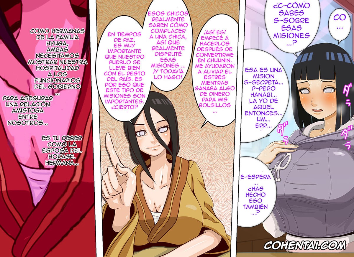 Boruto xxx, NARUTO xxx, Hanabi Hyuga xxx, Hinata Hyuga xxx, Ian Ninmu «Hitozuma to Imouto no ‘Ian Ryokou'» (Naruto), pagina 10
