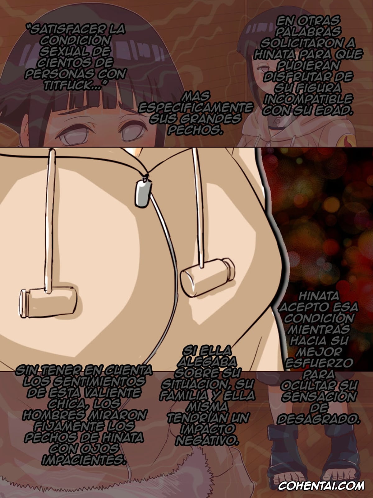 NARUTO hentai, Hinata Hyuga hentai, Ian Ninmu «Paizuri» ~Genin Hinata 100-nin Nuki~ (Naruto), pagina 6