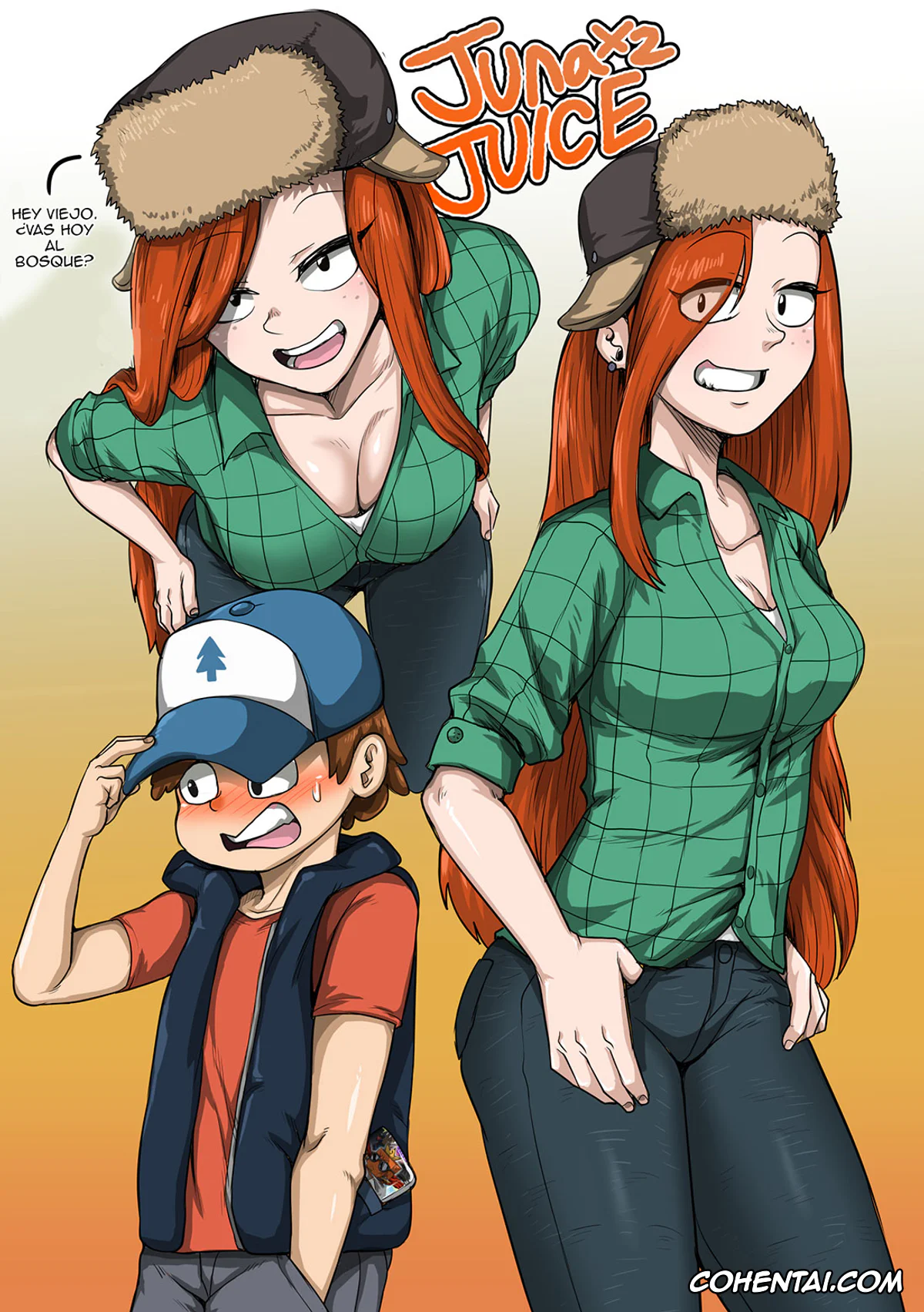Gravity Falls xxx, Gravity Falls Graffiti (Wendy 1-3), pagina 1