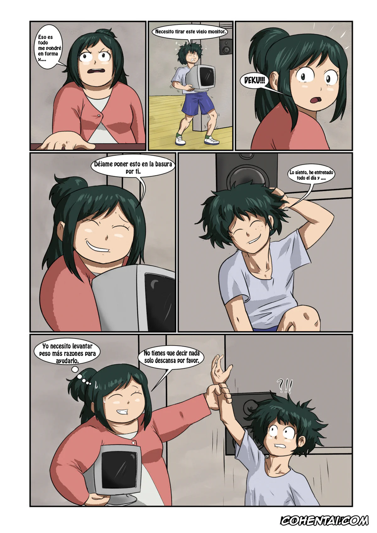 My Hero Academia | Boku No Hero Academia hentai, Inko Midoriya hentai, Strong mom (Boku no Hero Academia), pagina 3
