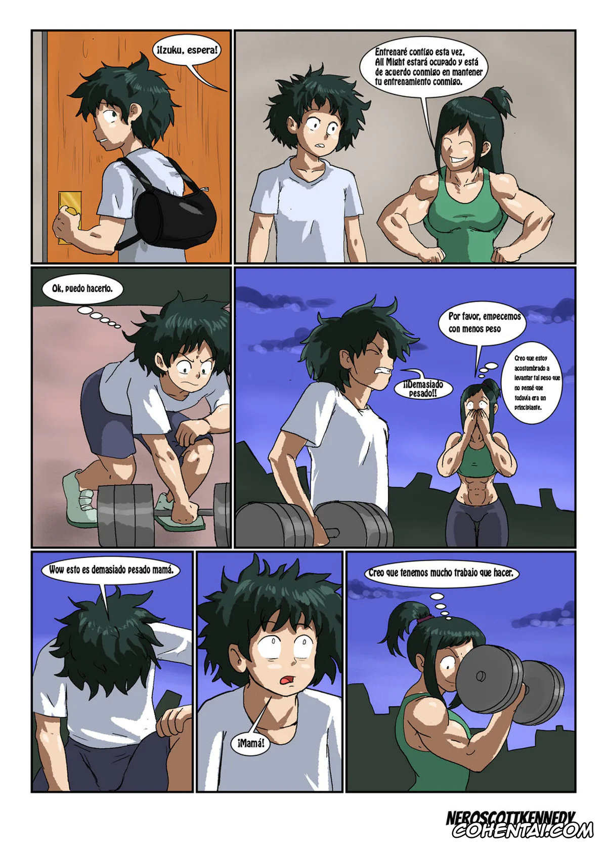 My Hero Academia | Boku No Hero Academia xxx, Inko Midoriya xxx, Strong mom (Boku no Hero Academia), pagina 7